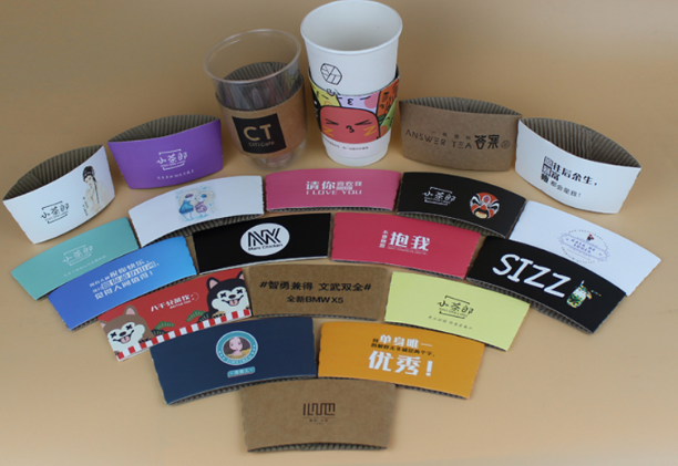 纸杯隔热杯套定做